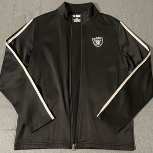 Men's Original NFL Team Apparel Black Raiders Jacket